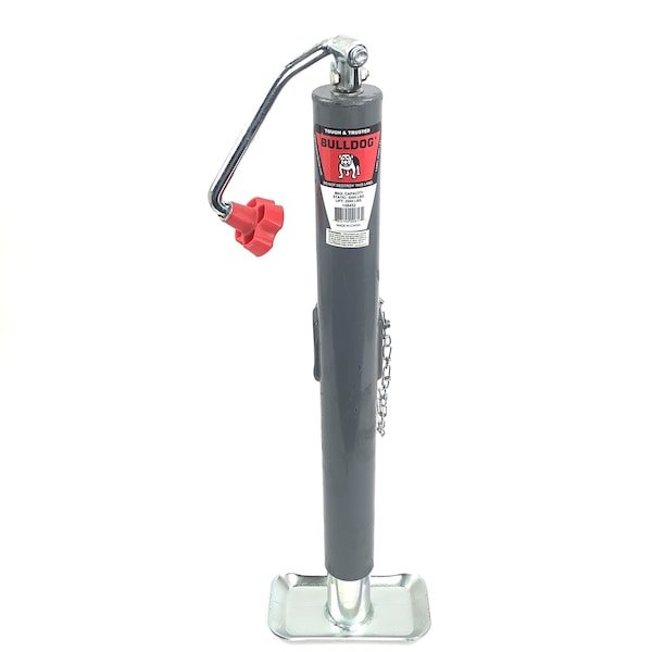 Bulldog Swivel Jack, Topwind, 15 In. Travel, Weld-On Tubular Mount, 2,000 Lbs. Lift Capacity 158452 - main